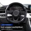 -Carbon Fiber Car Steering Wheel Cover For BMW 3 5 Series X1 X3 X5 G32 G20 E90 E46 E87 E84 G01 G02 G05 F48 F10 F15 U11 G30 G60
