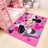 Cute Cartoon Carpet Minnie Mouse Printed Rug for Home Living Room Bedroom Kids Room Decor Non-slip Floor Mat Next Day Shipping