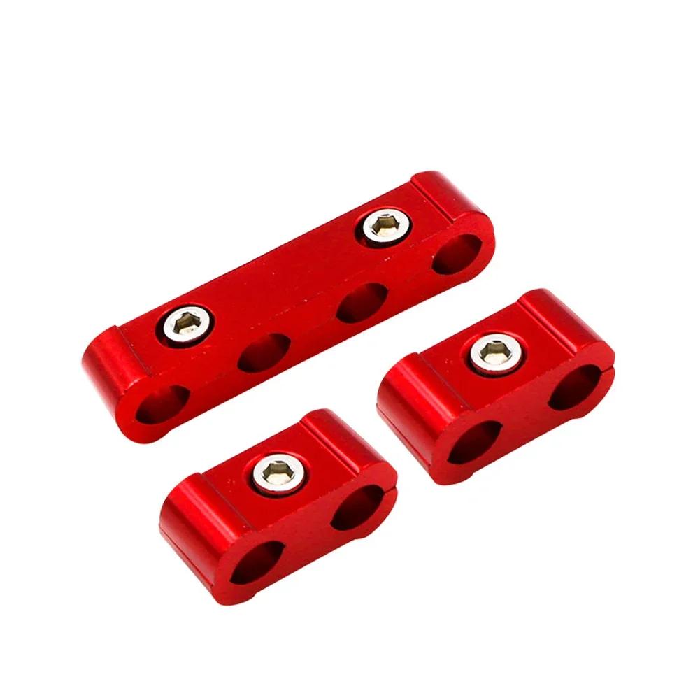Universal 8/9/10mm Aluminum Car Spark Plug Wire Separator Mulitp-Color Spark Wire Line Clamp Auto Engine Modified Accessories