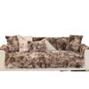 Winter Rabbit Plush Sofa Cushion  New Winter Four Seasons Universal Warm Thickened Leather Cushion Cover Cover