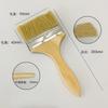 1pcs Paint Brush Wooden Handle BBQ Brush 1/2/4/5/6 /8 Inch Soft Hair Painting Brushes for Wall and Furniture Paint Tool Set
