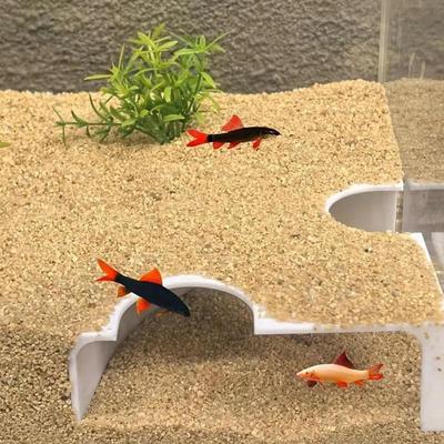 Fish Tunnel Two Entrances Stable Aquarium Caves Multifunctional Tank Decor Thematic Ornaments For Shrimp Lizard Hermit Crab Nest