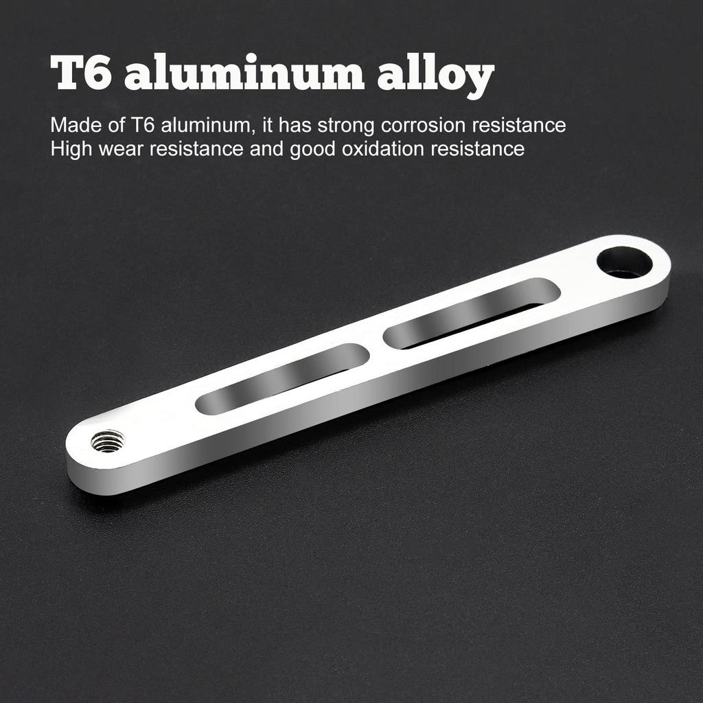 Biqing 2 PCS Work Light Mounting Stays Universal CNC Metal Bike Stays Universal Motorcycle Mirror Mount Stays White