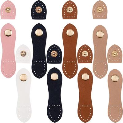 1PC Leather Snap Buckles Button Closures Sew On Leather Tab Closure Buckles Fasteners for Wallet Bag Purse Making Supplies DIY