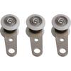 Set of 10 Rollers for Bay Windows or Sliding Doors - Metal and Plastic - 4.0 X 1.9 cm-Good
