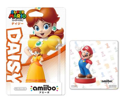 Amiibo Daisy Mario Original Sticker Included (Super Series) [Bonus]