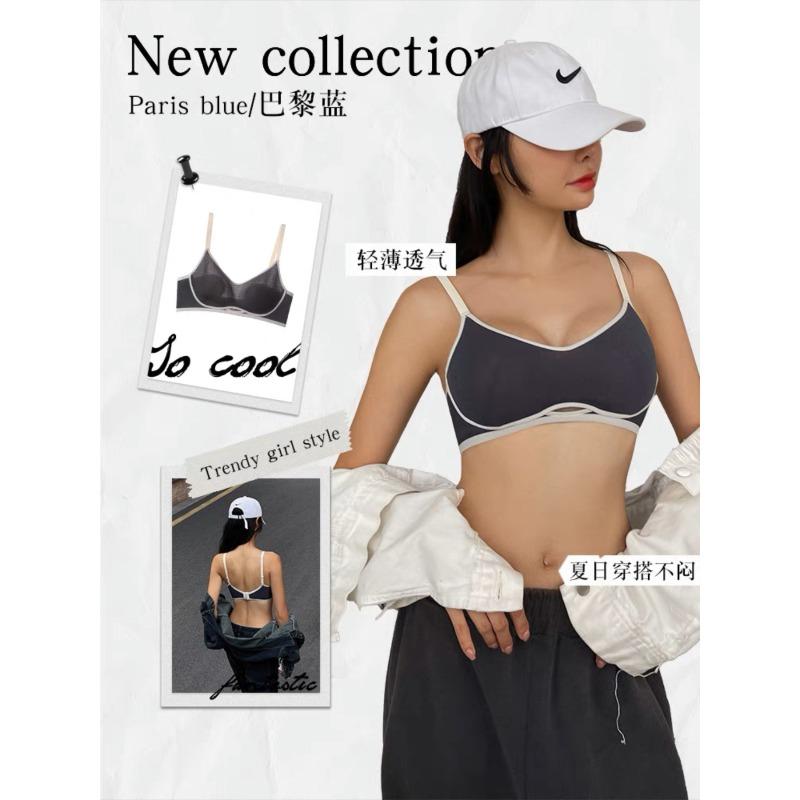 Rabbit ears female thin large size collection of secondary breasts anti-sagging ultra-thin bra underwear large breasts small anti-sagging