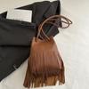Tassel Phone Bag With Magnetic Closure For Daily Casual Wear