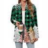 Women's Christmas Printed Lightweight Cardigan Long Sleeved Casual Loose Thin Fit With Pockets Cardigan Jacket