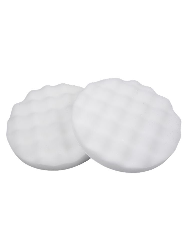 Car Polishing Sponge Pads 2PCS 8 In Round Foam-Buffing Waxing Clean Pad Removes Scratches Car Cleaning Accessories 05725