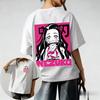 Demon Slayer Nezuko Kamado Anime 2026 New Hot Summer Unisex T Shirt Women Men Tee Graphic Print Casual Summer Trendy Y2k Top