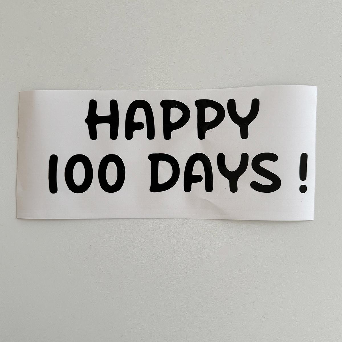 

Стильний Наклейка на Стіну Повний Місяць Малюк 100 Днів та Фото Реквізит для Дня Народження