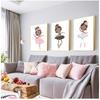 Baby Room Decor Living Room Decoration Wall Pictures Dancing Girl Canvas Paintings For Children Nursery Posters And Prints