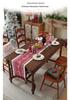 Luxury Christmas Table Runner: Handmade Imitation Cotton-Linen Tea Towel