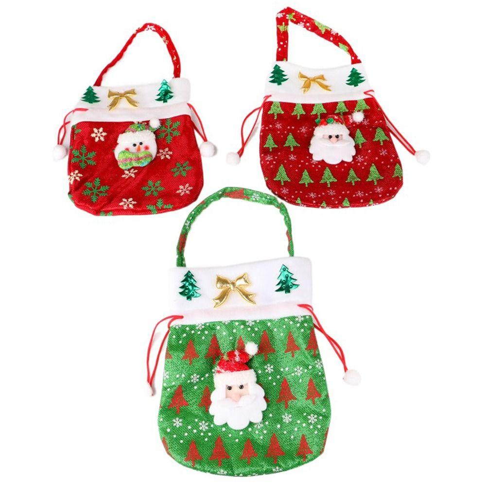 

Bag Ornament For Children Kids Home Decoration Christmas Gifts Bag Candy Bag Gift Pouch Tote Bag