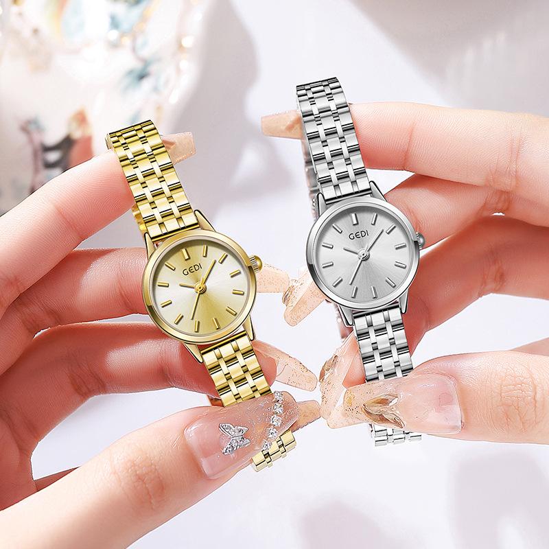 Simple And High-Value Steel Belt Women'S Watch, Small And Exquisite Waterproof Women'S High-End Quartz Watch