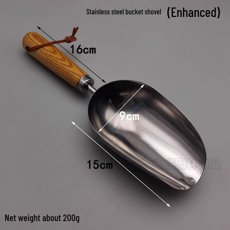Stainless Steel Gardening Shovel for Planting Flowers & Vegetables - Small, Narrow & Wide Options Available