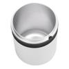 Coffee Machine Dosing Cup Wide Mouth Aluminum Alloy Easy to Use Coffee Powder Cup for Portafilters 51mm 53mm Black