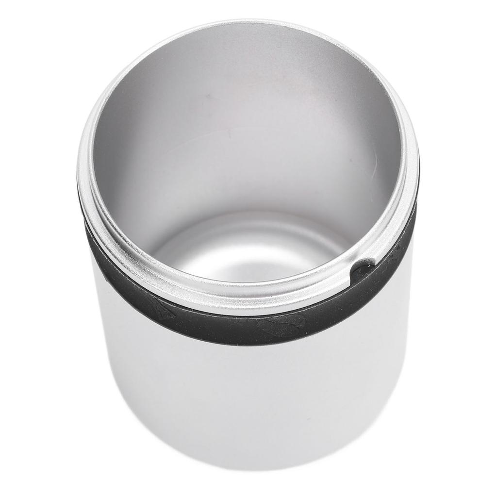 Coffee Machine Dosing Cup Wide Mouth Aluminum Alloy Easy to Use Coffee Powder Cup for Portafilters 51mm 53mm Black