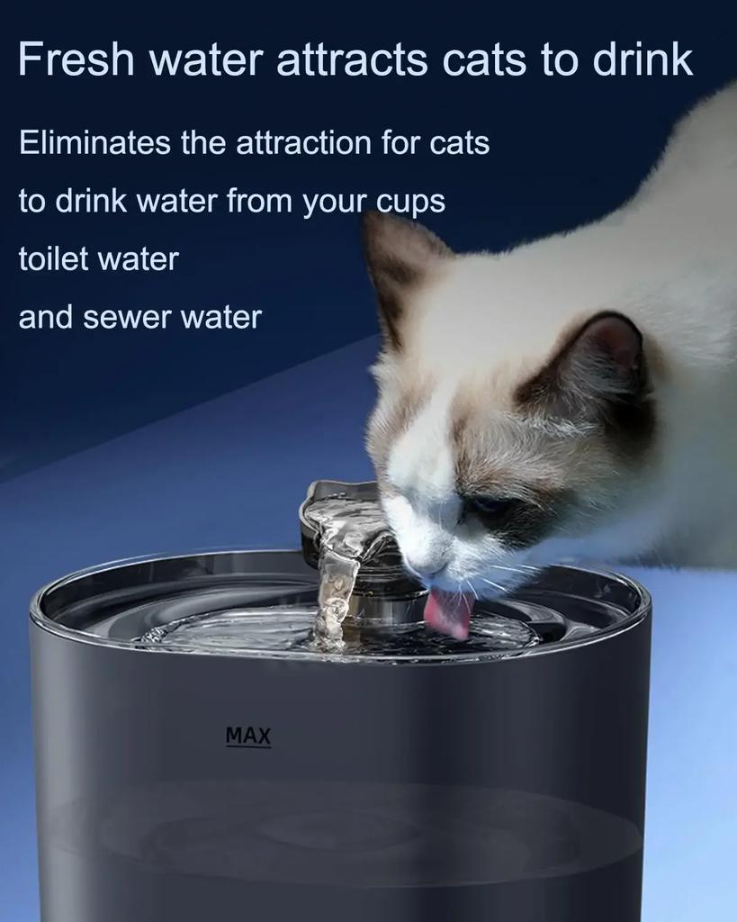 Pet Cat Water Fountain USB Electric Silent Pump Cat Automatic Circulation Filter Dog Indoor Water Fountains Pet Products