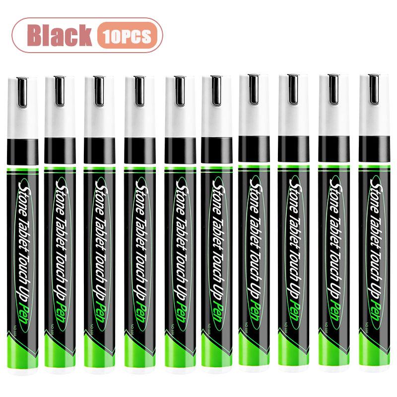 Tombstone Lettering Repair Paint Pen for Grave Marker Metal Stone High Heat Resistant Waterproof Fade Proof Outdoor Use