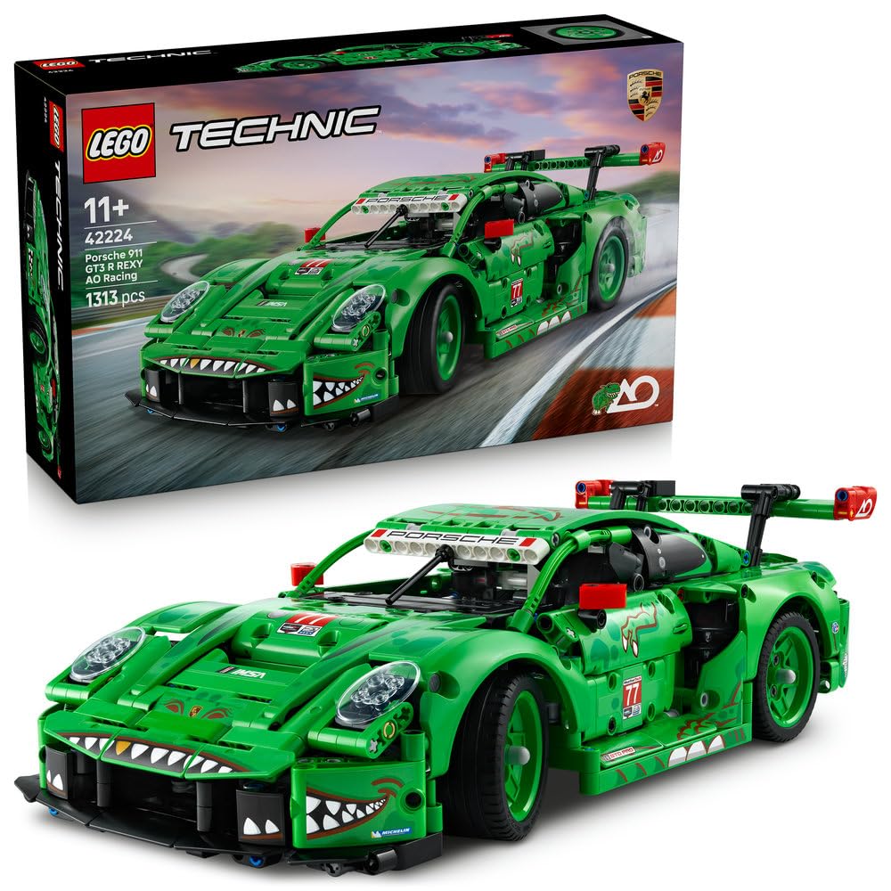

LEGO Technic Porsche 911 GT3 R REXY AO Гоночный автомобиль, отличная игрушка для дней рождения, идеально подходит для мальчиков и девочек в возрасте 11, 12 и 13 лет.. Этот стилус