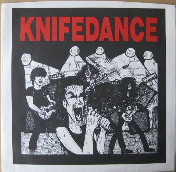 

7inch Record KNIFEDANCE - Loaded Heart HR4 Hit & Run Recor 1990 US Rock Used