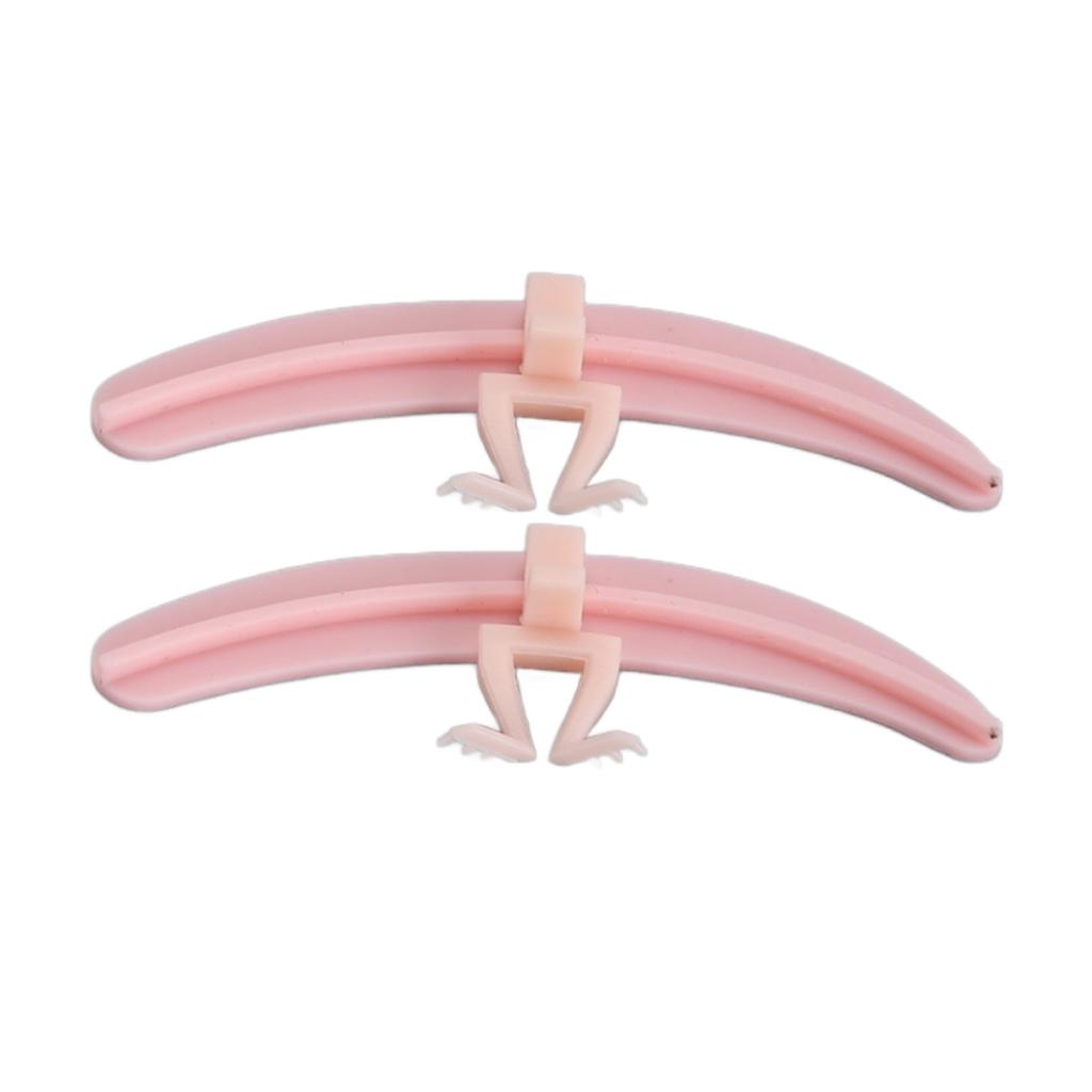 Eyelash Separator Tool Washable Reusable Silicone Base and Legs Lash Extension Assisted Tool for Beauty Salon Pink
