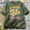 Limoncello T Shirt Summer Fuits La Dolce Vita Lemon Tee Retro Italian Summer TShirt Graphic Tee Y2k Clothes Short Sleeve Unisex