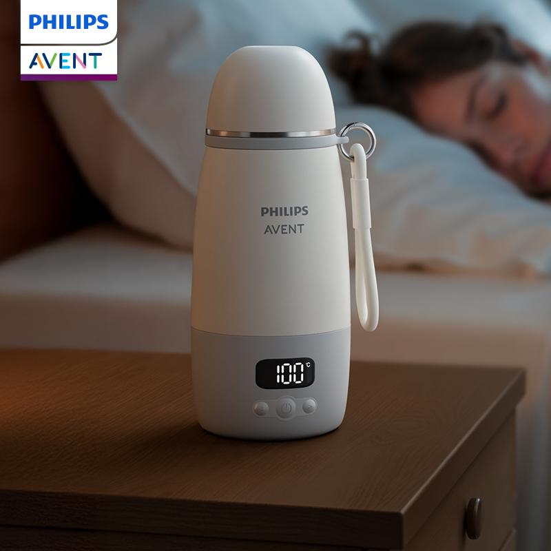 Philips AVENT Przenośny przygotowywacz do mleka modyfikowanego Ultra Szybkie gotowanie do 100°C Inteligentna kontrola temperatury Kubek termiczny 500 ml