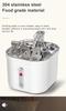 Stainless Steel Smart Cat Water Fountain with Automatic Circulation