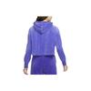 Nike Solid Color Logo Print Pullover Hoodie Women hoodies Purple DQ5928-430