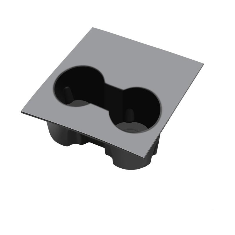 

Для Tesla Model 3 Y Центральный контрольный стопор для стакана Новый цельный силиконовый держатель для стакана Ящик для хранения Подставка для модификаций Аксессуары серый