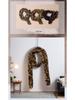 Narrow Korean-Style Women's Winter Leopard Snood: Fluffy Rex Rabbit Fur Imitation Scarf