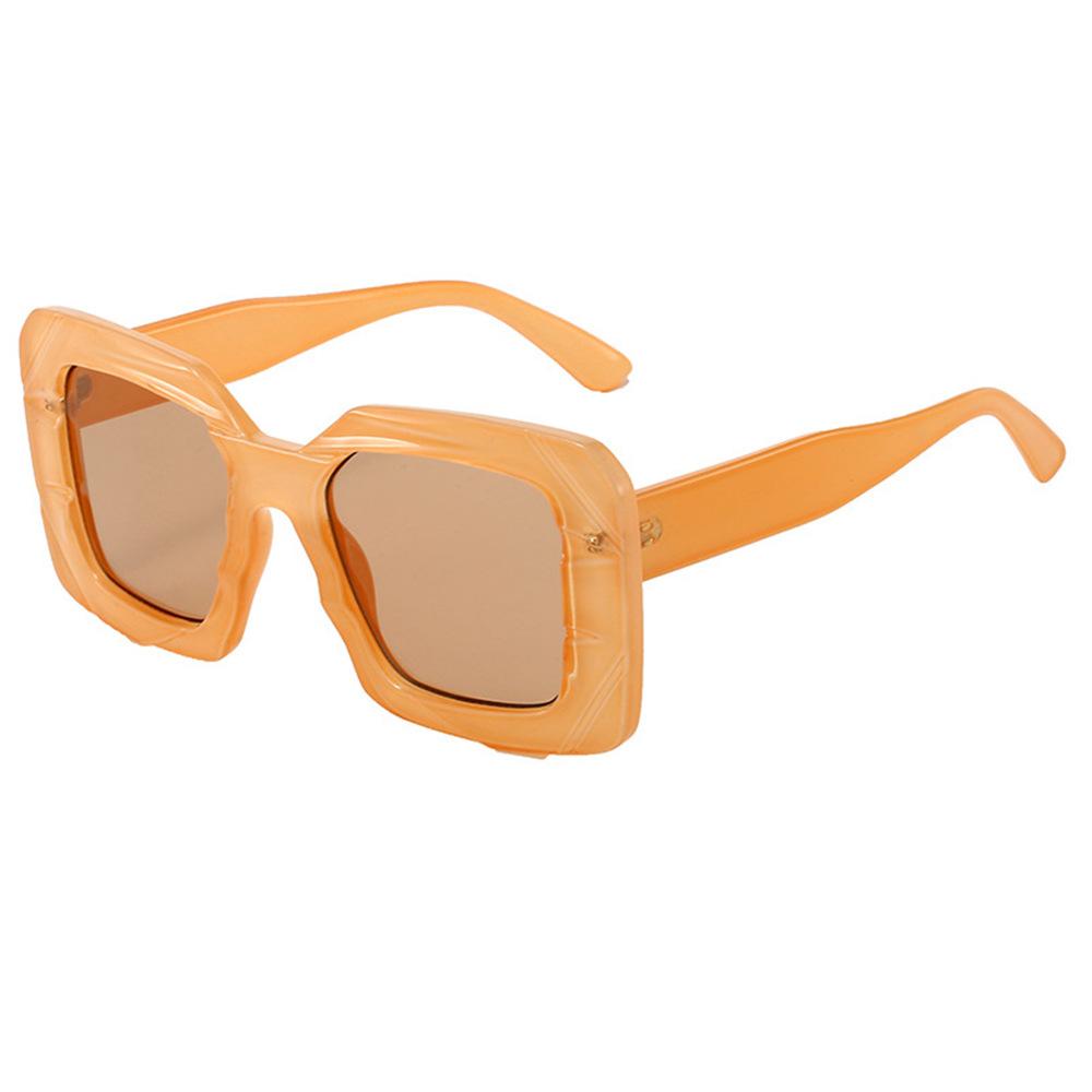 Luxury Leopard Print Gradient Personalized Concave And Convex Feeling Square Women Sunglasses Vintage Punk Men Eyewear Uv400