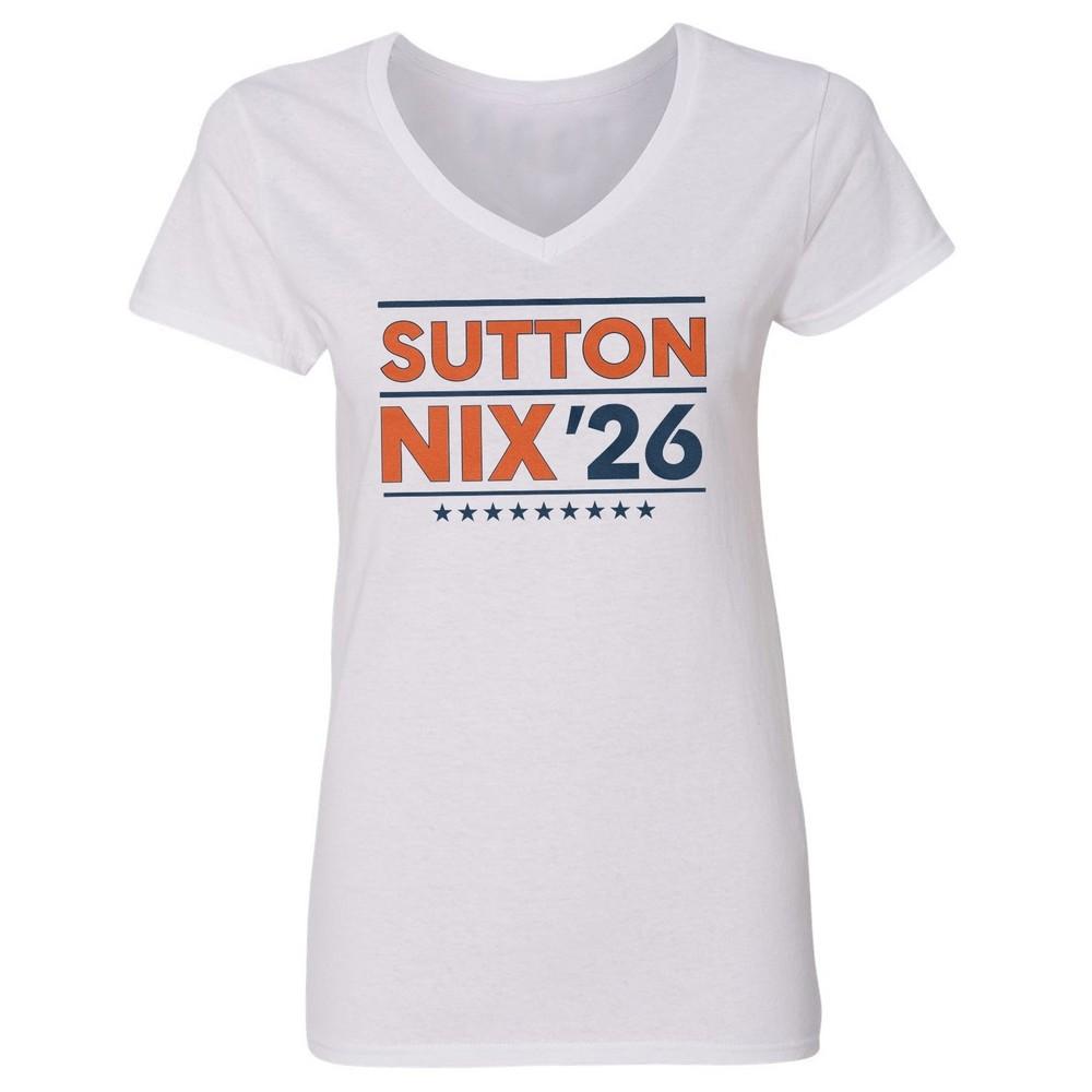 Sutton Nix 2026 Inspired - Denver Duo Tribute Ladies  V-Neck Tshirt Unisex T-Shirt S