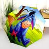 Eeyore Halloween Pumpkin Magic Folding Umbrella 8 Paraphenoid Bones Travel Travel Umbrella Light Gift