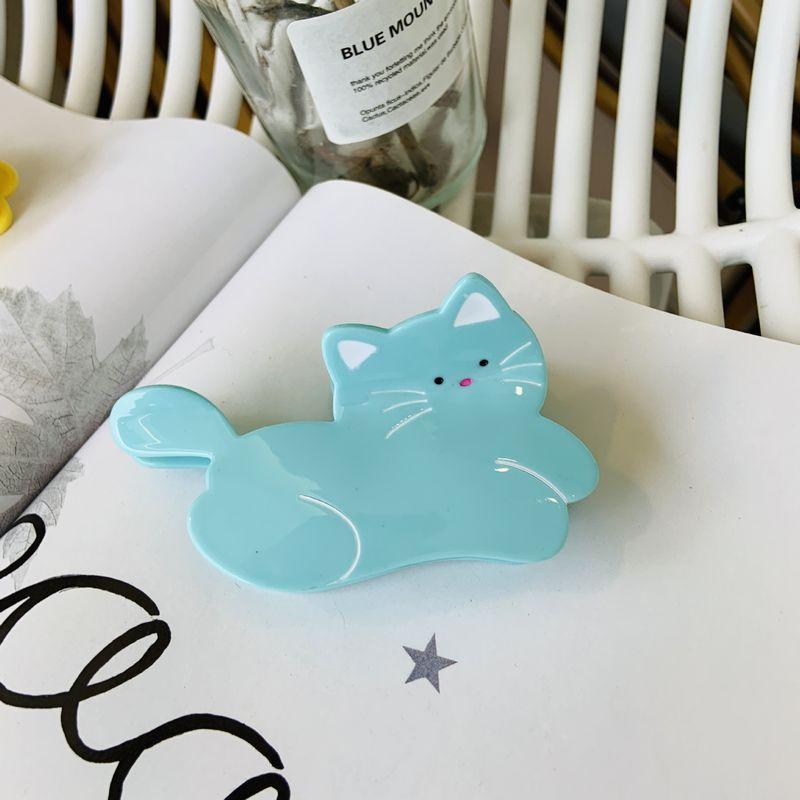 1 Stück Neue faule Katze Kratzspange süße Temperament Haarspange süße Haiklammer Haarschmuck