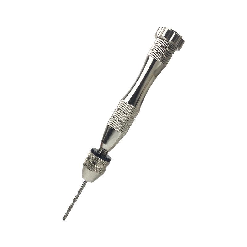 Precision Hand-Twisted Drill for Gundam Models and Hand-Painted Figures - DIY Alloy Hand Drill for Manual Drilling and Diamond Hole Punching.