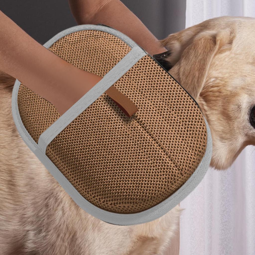 Pet Hair Removal Glove Pet Hair Cleaning Gloves Electrostatic Washable Animals Deshedding Tool Grooming Brush for Carpet Couch