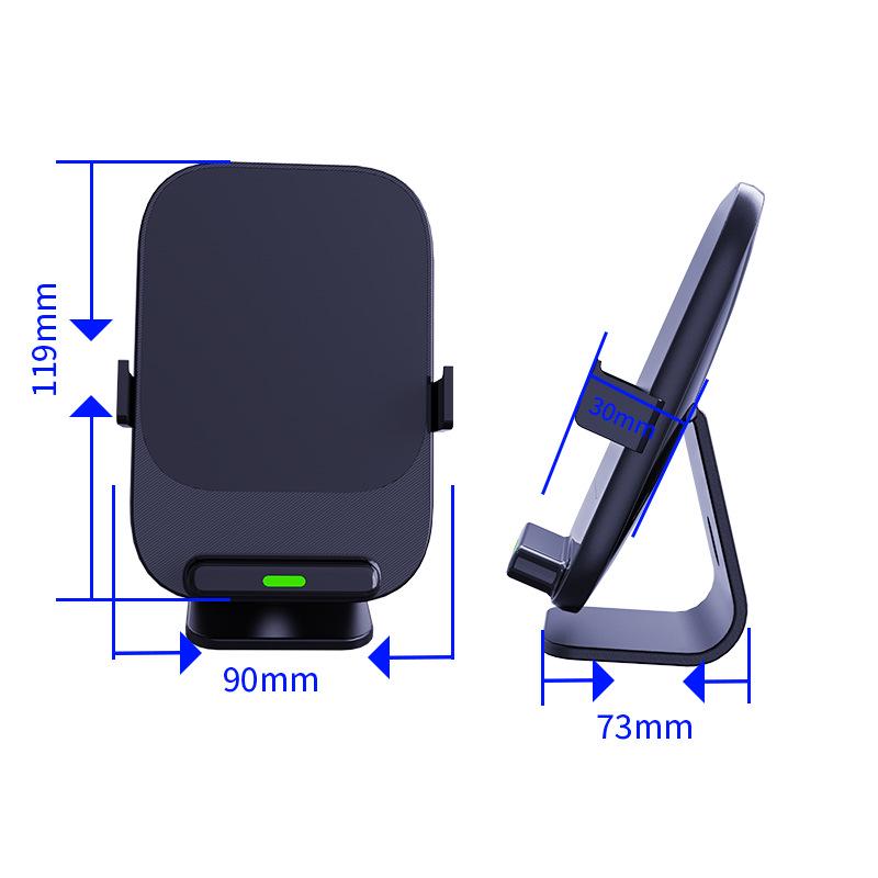 15W Cross-Border Vertical Wireless Charger for Apple, Samsung, Huawei, Xiaomi