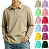Men's Casual Button-Down Long Sleeve Shirt Lightweight Breathable for Everyday Wear
