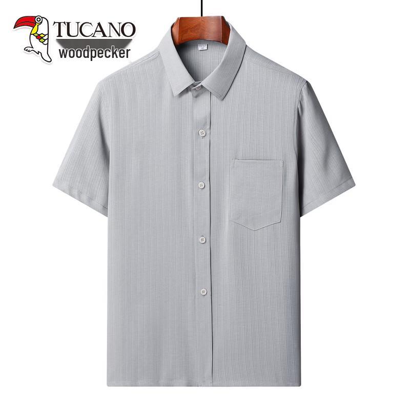TUCANO Men s Loose Fit Short Sleeve Summer Shirt 3XL