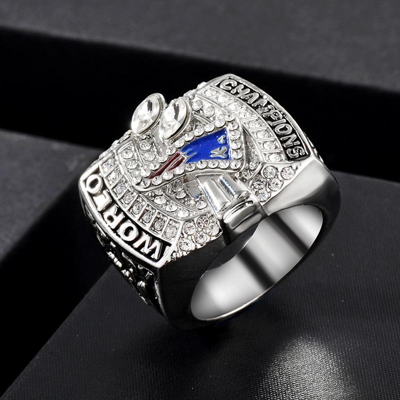 

Англия 2003 Новое кольцо чемпионата Патриотов Стразы Ювелирные изделия Сплав 10