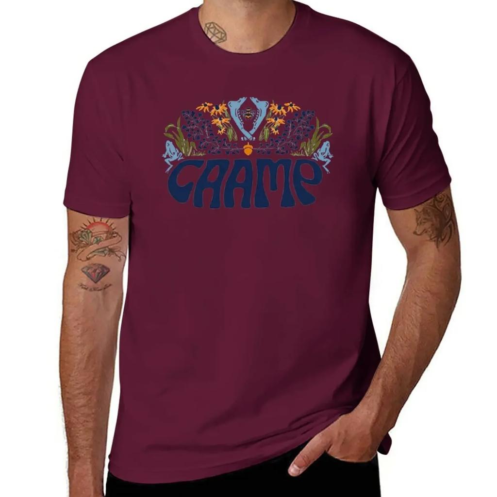 caamp T-Shirt korean fashion blanks graphic t-shirts big and tall