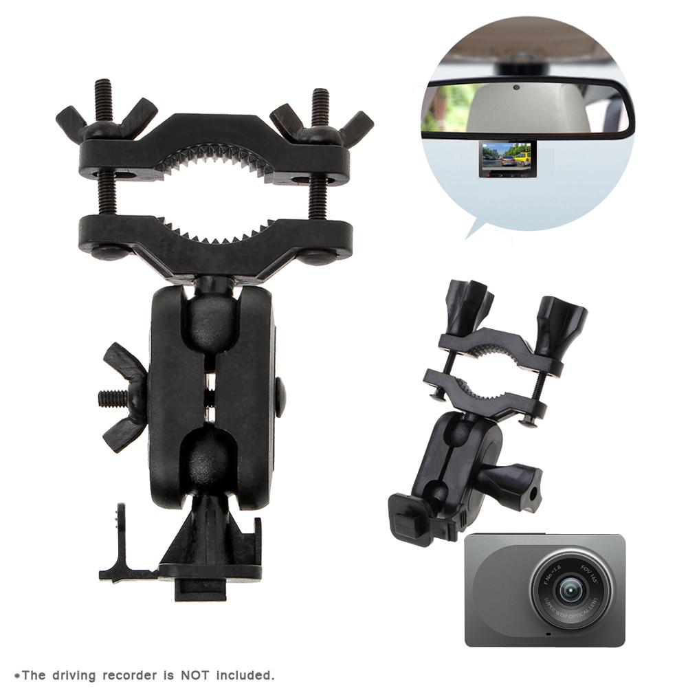 Car Video Recorder Suction Cup Mount DVR Mount Rearview Mirror Camera Support Kit 360 Rotable Adjustable for Car Rearview Mirror