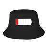Low Battery Bucket Hat Panama For Unisex Women Bob Hats Cool FisherUnisex Hats Summer Beach Fishing Unisex Caps