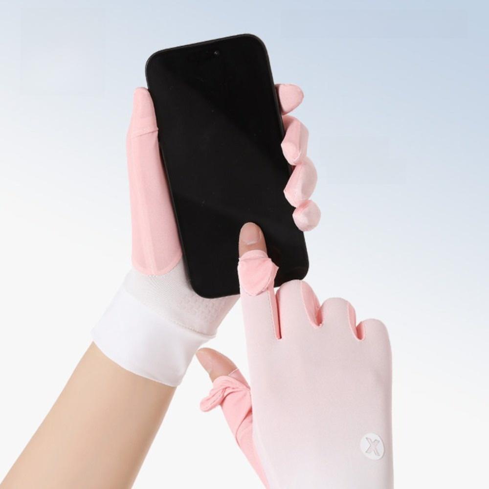 Ice Silk Sun Protection Gloves Thin Touchscreen Gloves for Driving,Golf,Hiking