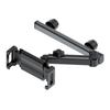 Car Chair Rear Seat Car Mount, Rear Headrest Tablet PC Holder Retractable Foldable Cell Phone Holder