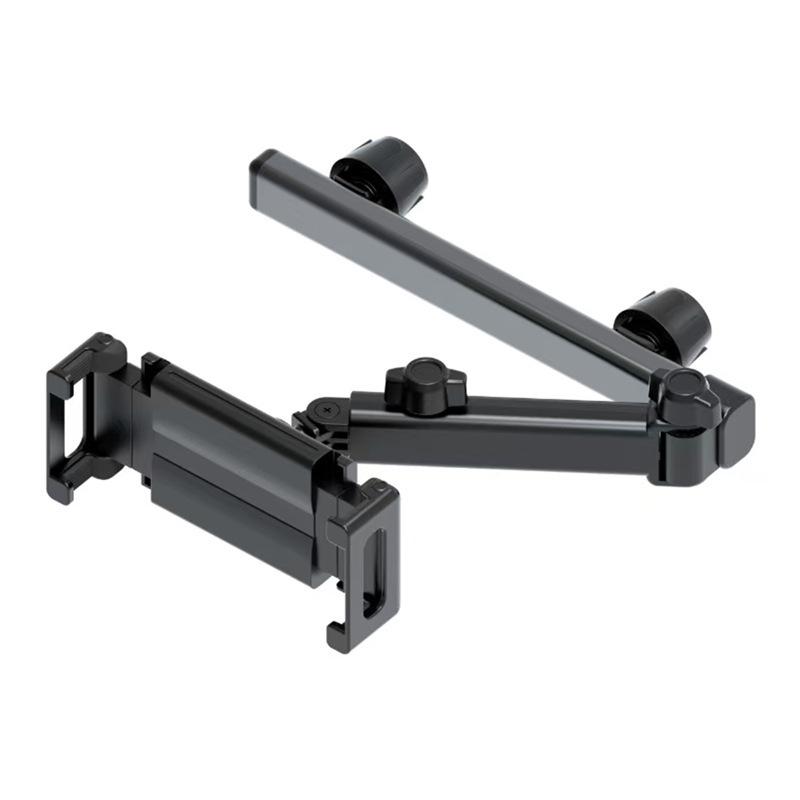 Car Chair Rear Seat Car Mount, Rear Headrest Tablet PC Holder Retractable Foldable Cell Phone Holder